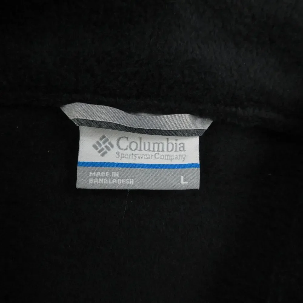 Columbia Jacket Mens L Black Steens Mountain Full Zip 2.0 Fleece Pockets NWT